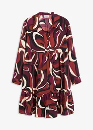 Robe-tunique en satin fluide, bonprix