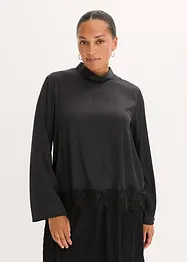 Blouse fluide en satin, bonprix