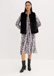 Gilet sans manches en teddy, bonprix