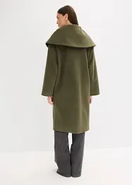 Manteau aspect laine à large col, bonprix