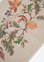 Chemin de table avec imprimé feuilles, bonprix