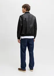Veste bomber en cuir JJ REBEL, J&J Rebel