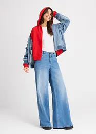 Sweat zippé en éponge douce, bonprix