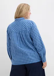 Chemise à carreaux 100% coton, bonprix