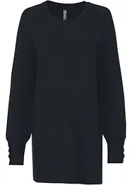 Pull long à boutons, bonprix
