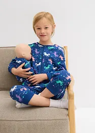 Combipyjama fille + combipyjama poupée (Ens. 2 pces.), bonprix