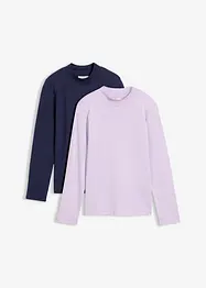 Lot de 2 sous-pulls à col roulé, bonprix