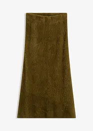 Jupe en maille poilue toute douce, bonprix