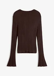 T-shirt en maille semi-transparent, bonprix