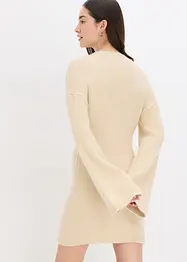 Robe pull courte avec laine, bonprix