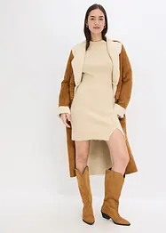 Robe pull courte avec laine, bonprix