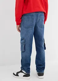 Jean droit doublure thermique en jersey, loose, bonprix