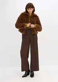 Veste en peluche, bonprix