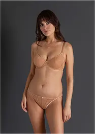Tanga string en matière brillante, bonprix