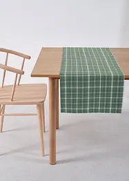 Chemin de table en coton à carreaux, bonprix