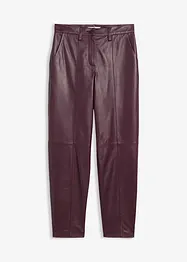 Pantalon en cuir d’agneau nappa, bonprix