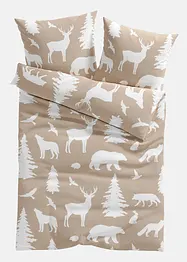 Parure de lit motif animaux de la forêt, bonprix