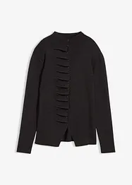 Gilet en fine maille de viscose mélangée, bonprix