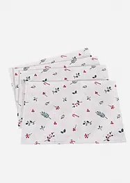 Lot de 4 sets de table imprimés, bonprix