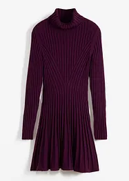 Robe en maille à col roulé, bonprix
