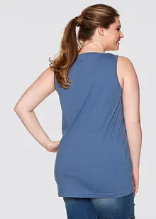 Top coton à dentelle, bonprix