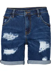 Short en jean destroyed, bonprix