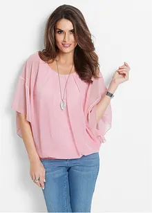 Tunique en crêpe avec doublure top, bonprix