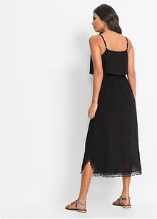 Robe midi à volant, bonprix