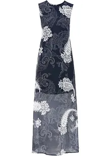 Robe longue en crêpe, bonprix