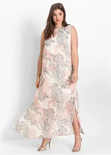 Robe longue estivale en chiffon, bonprix
