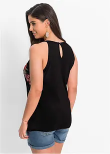 Top avec broderie, bonprix