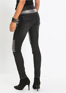 Jean Skinny bicolore style biker, bonprix