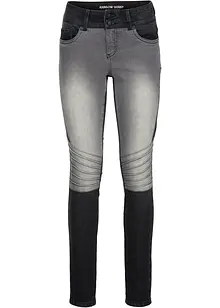 Jean Skinny bicolore style biker, bonprix