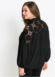 Blouse avec col, bonprix