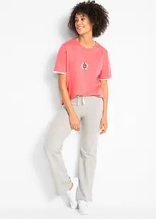 Lot de 2 pantalons en jersey extensible, bonprix