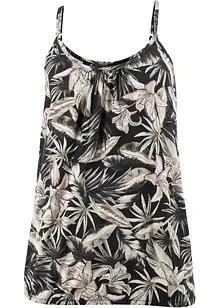 Top à fines bretelles en viscose extensible douce, bonprix