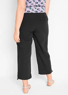 Lot de 2 pantalons 7/8 avec tour de taille confortable, bonprix