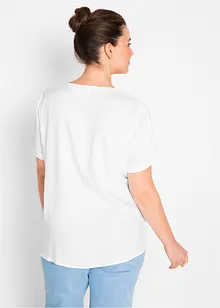 Blouse en viscose à manches courtes, bonprix