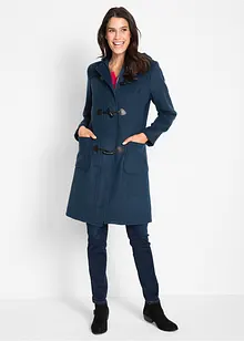 Manteau duffle-coat en laine mélangée, bonprix