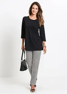 T-shirt long 100% coton, bonprix