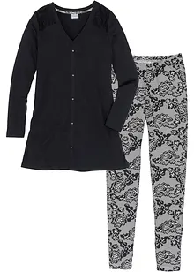 Pyjama avec legging, bonprix