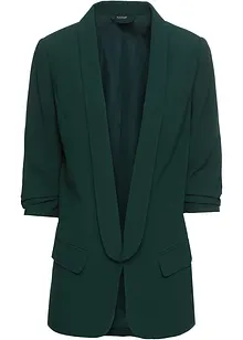 Blazer long avec manches drapées, bonprix