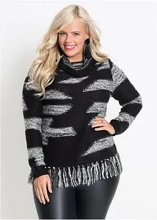 Pull en maille avec franges, BODYFLIRT boutique