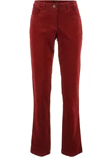 Pantalon droit en velours côtelé extensible, bonprix