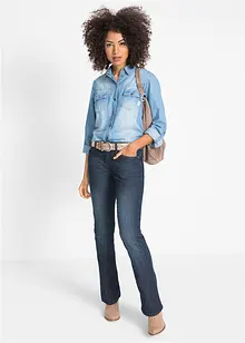 Jean Bootcut taille moyenne, extensible, bonprix