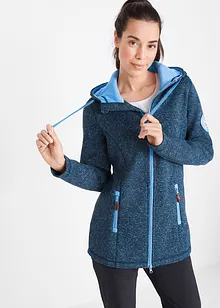 Veste polaire tricotée à capuche, bonprix