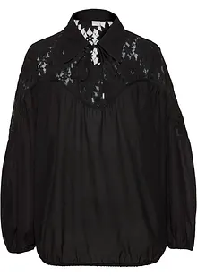 Blouse avec col, bonprix