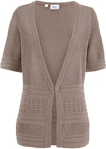 Gilet en maille ajourée, bonprix