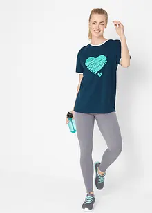 Lot de 2 T-shirts longs, bonprix