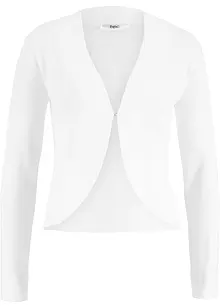 Gilet court en maille de viscose mélangée, bonprix